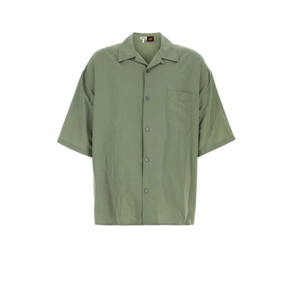 Loewe Paula's Ibiza Men Green Viscose Blend Paula S Ibiza Shirt